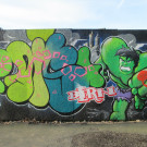 The Incredible Hulk street art